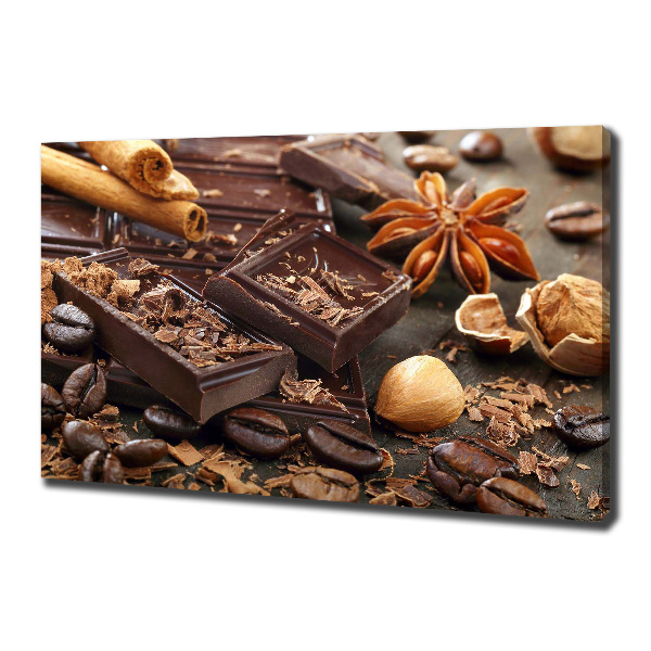 Canvas schilderij Chocolade