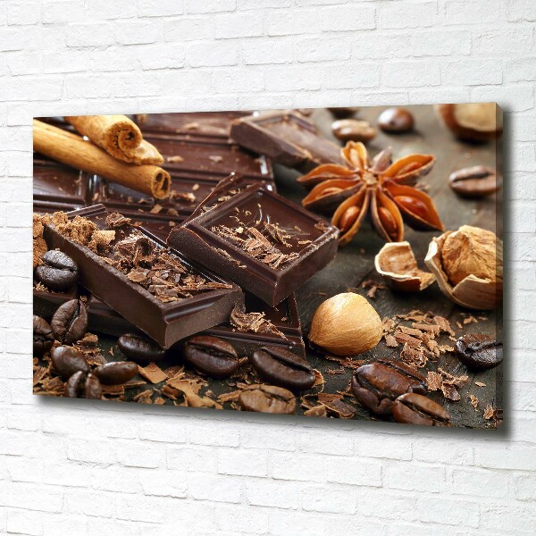 Canvas schilderij Chocolade