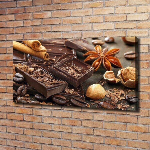 Canvas schilderij Chocolade