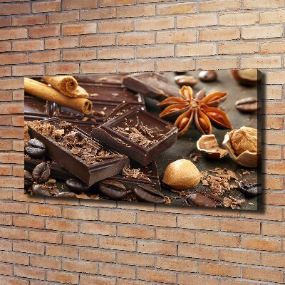 Canvas schilderij Chocolade