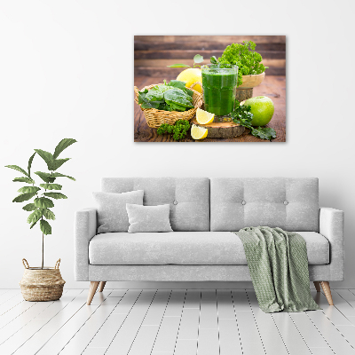 Schilderij op canvas Groene cocktail