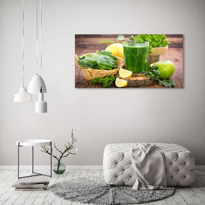 Schilderij op canvas Groene cocktail