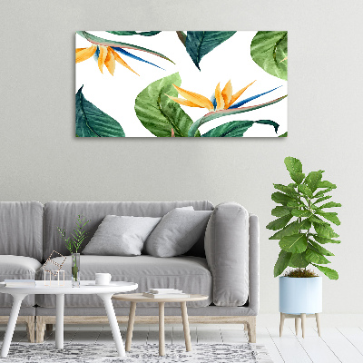 Foto canvas Tropische bloemen