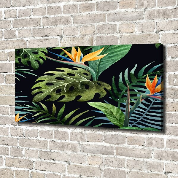 Foto op canvas Tropische bloemen