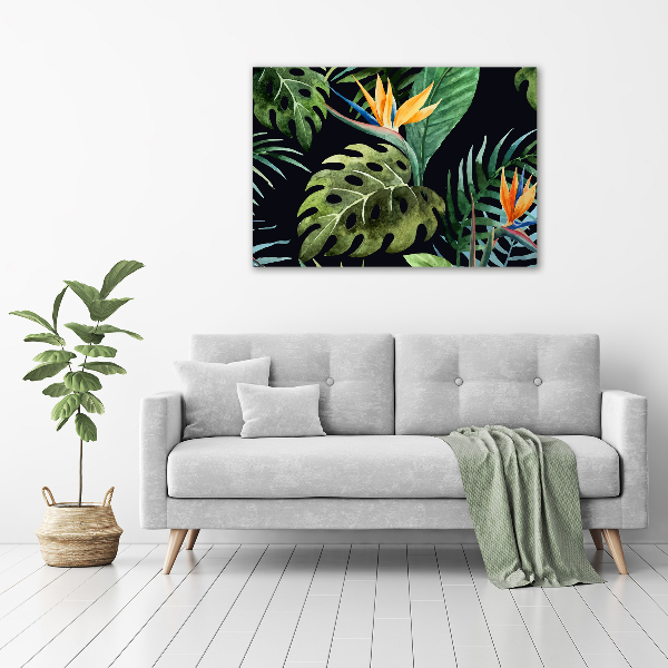 Foto op canvas Tropische bloemen