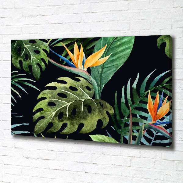 Foto op canvas Tropische bloemen