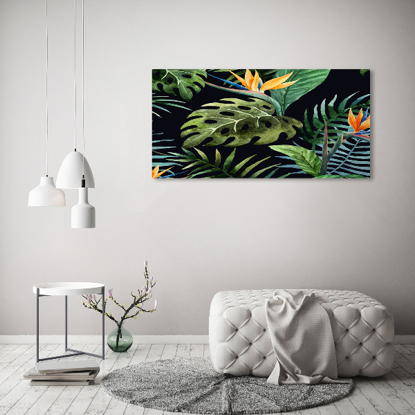 Foto op canvas Tropische bloemen