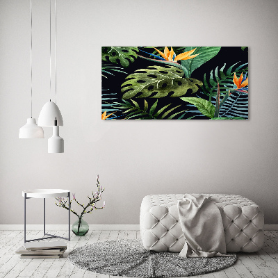 Foto op canvas Tropische bloemen