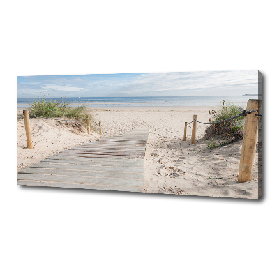 Foto canvas Strand