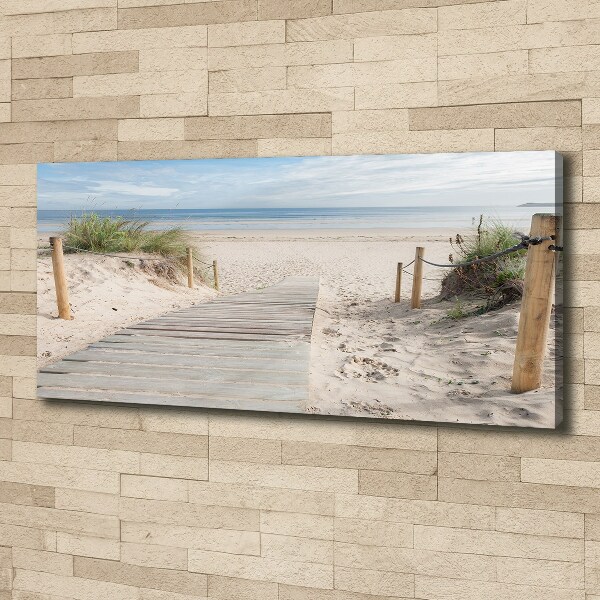 Foto canvas Strand