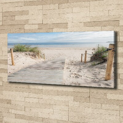 Foto canvas Strand