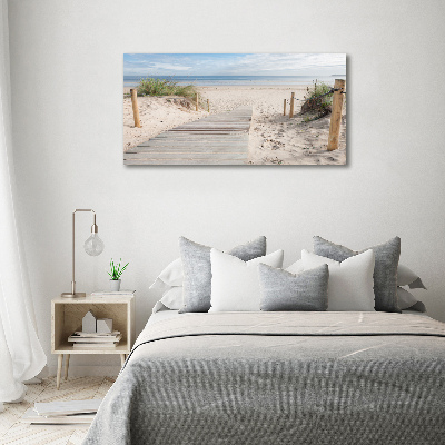 Foto canvas Strand