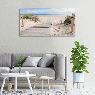 Foto canvas Strand