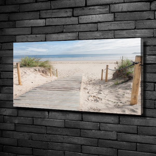 Foto canvas Strand