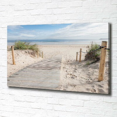 Foto canvas Strand