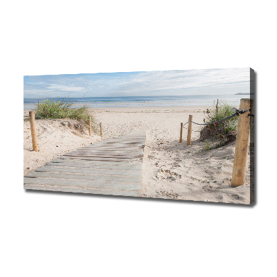 Foto canvas Strand