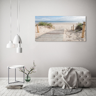 Foto canvas Strand