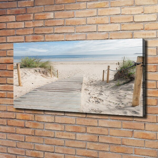Foto canvas Strand