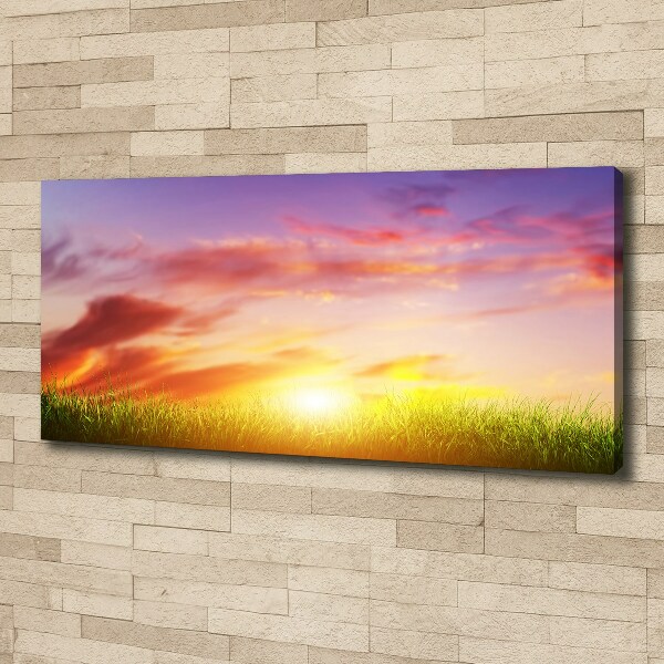 Foto op canvas Zonsondergang