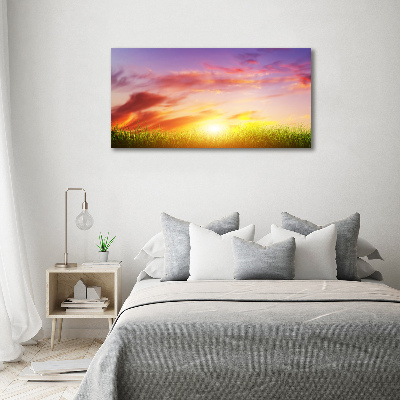 Foto op canvas Zonsondergang