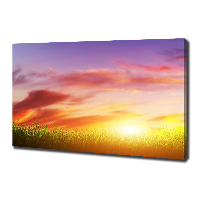 Foto op canvas Zonsondergang