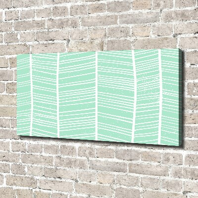 Canvas schilderij Visgraatpatroon