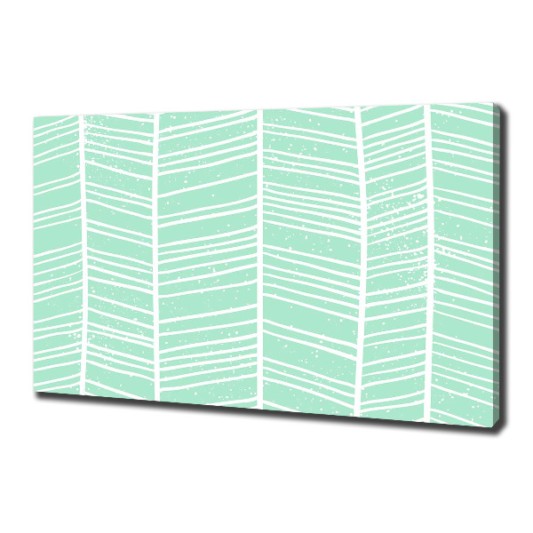 Canvas schilderij Visgraatpatroon