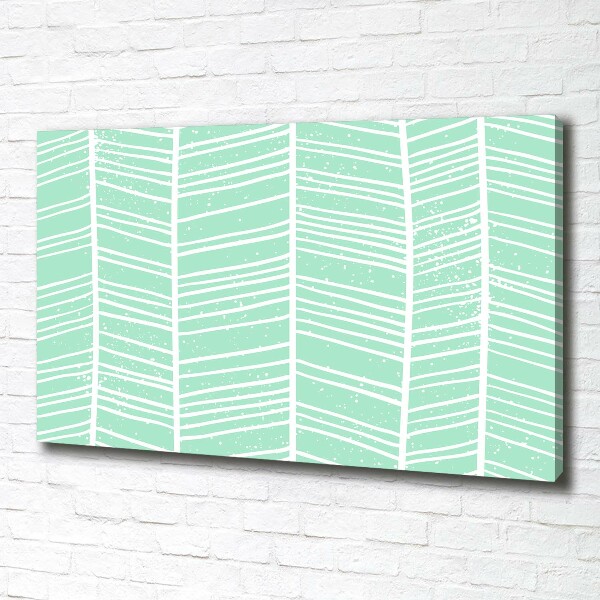 Canvas schilderij Visgraatpatroon