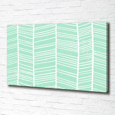 Canvas schilderij Visgraatpatroon