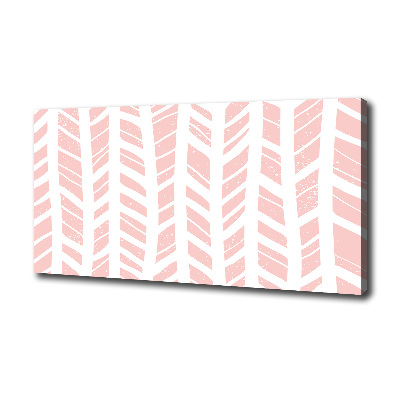 Schilderij op canvas Visgraatpatroon