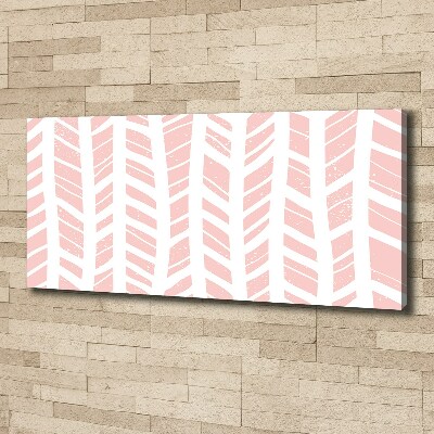 Schilderij op canvas Visgraatpatroon