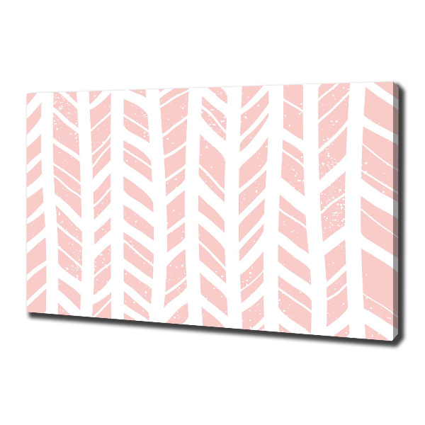 Schilderij op canvas Visgraatpatroon