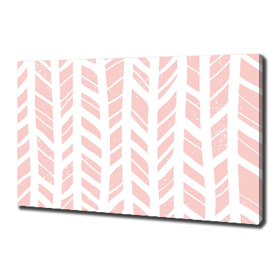 Schilderij op canvas Visgraatpatroon