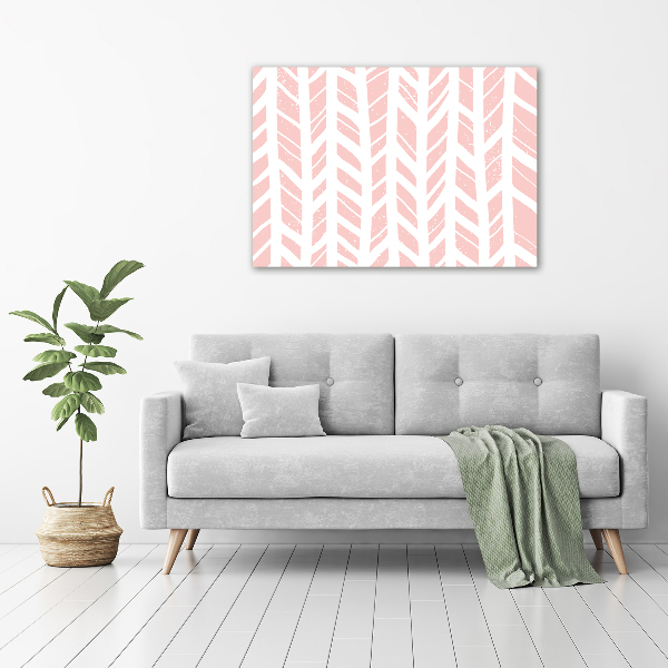 Schilderij op canvas Visgraatpatroon