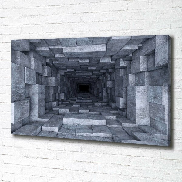 Canvas schilderij Tunnel