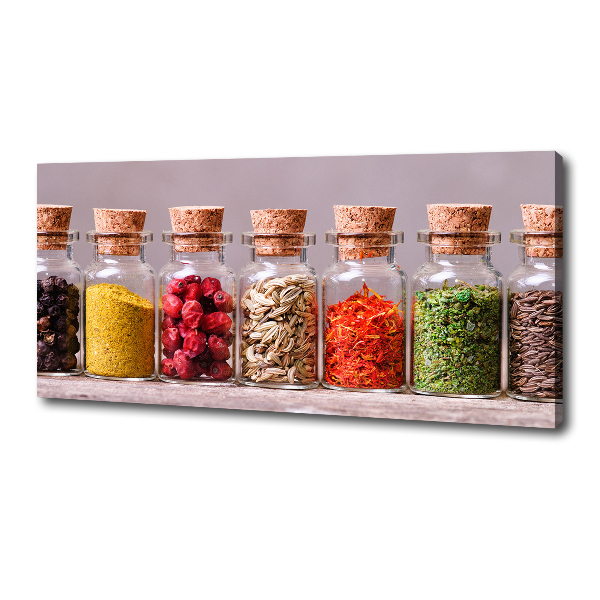 Schilderij op canvas Kleurrijke kruiden