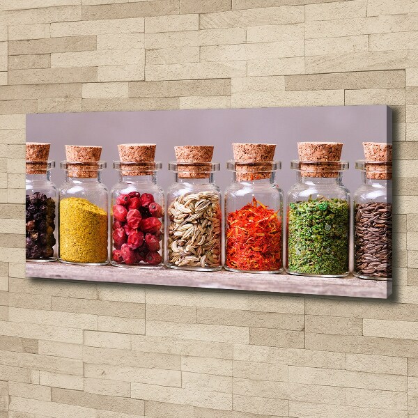 Schilderij op canvas Kleurrijke kruiden