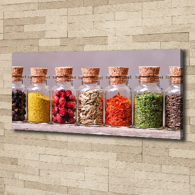 Schilderij op canvas Kleurrijke kruiden