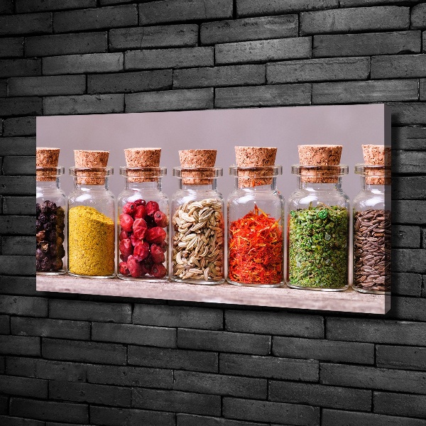 Schilderij op canvas Kleurrijke kruiden
