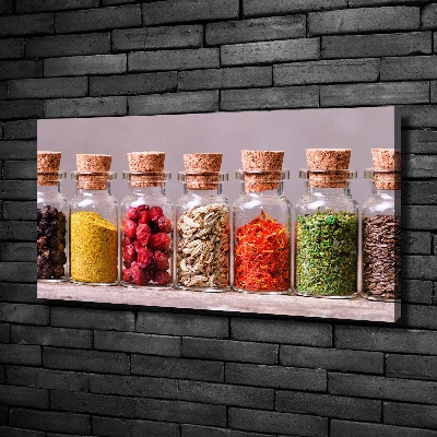 Schilderij op canvas Kleurrijke kruiden