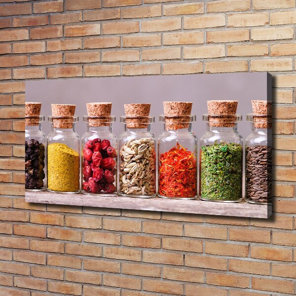 Schilderij op canvas Kleurrijke kruiden