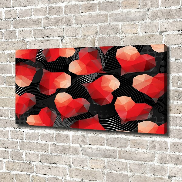 Foto canvas Geometrische harten