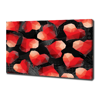 Foto canvas Geometrische harten