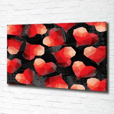 Foto canvas Geometrische harten
