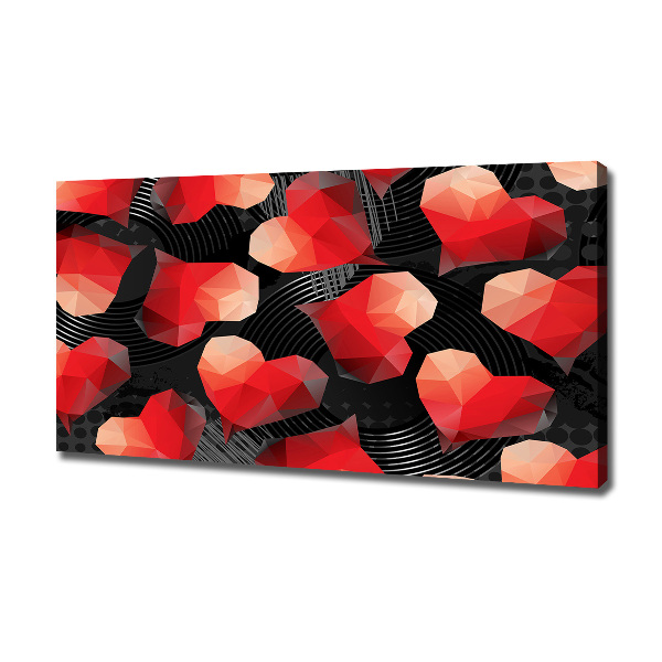 Foto canvas Geometrische harten