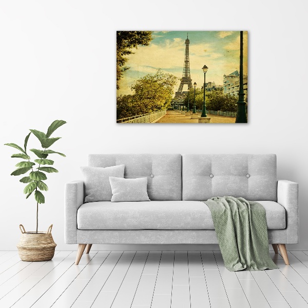 Canvas foto Eiffeltoren Parijs