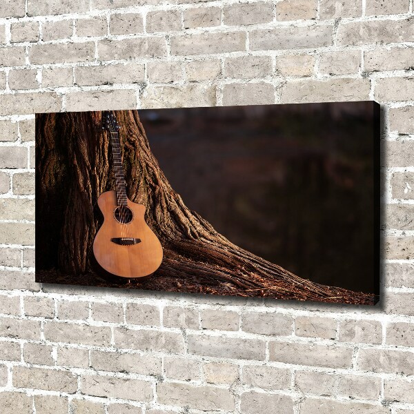 Canvas foto Akoestische gitaar