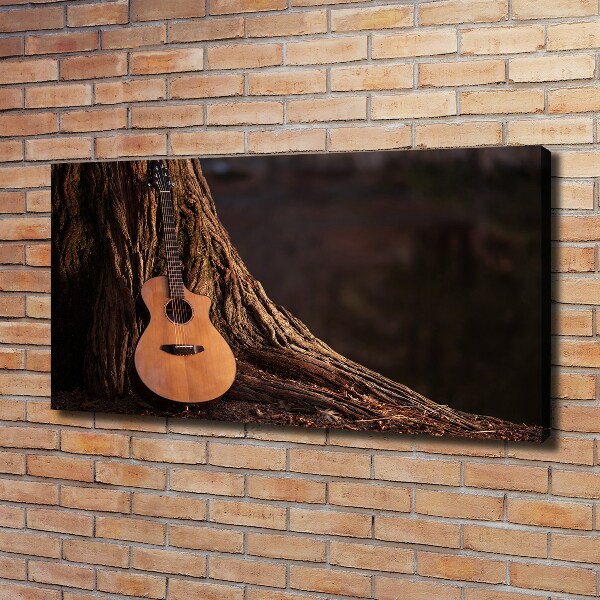 Canvas foto Akoestische gitaar