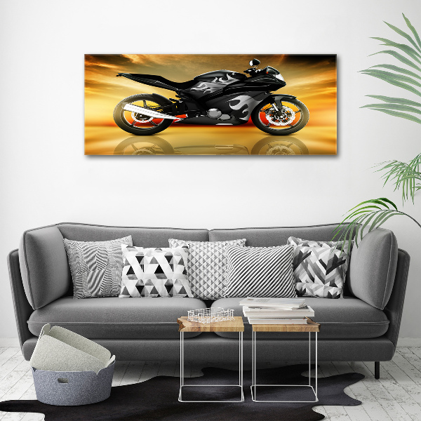 Canvas schilderij Motorfiets