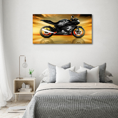 Canvas schilderij Motorfiets